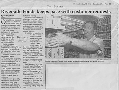 Riverside Foods keeps pace with customer requests