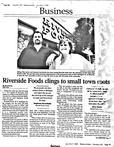 Riverside Foods clings to small town roots