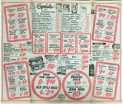 Photo of Riverside ad from 1987 - Pages 2 and 3.